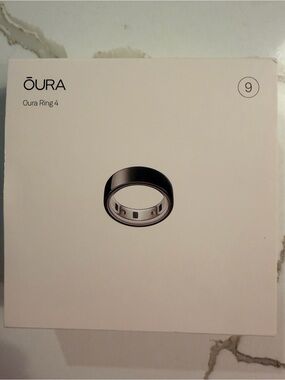 Oura Ring 4 Smart Ring - Black size 9